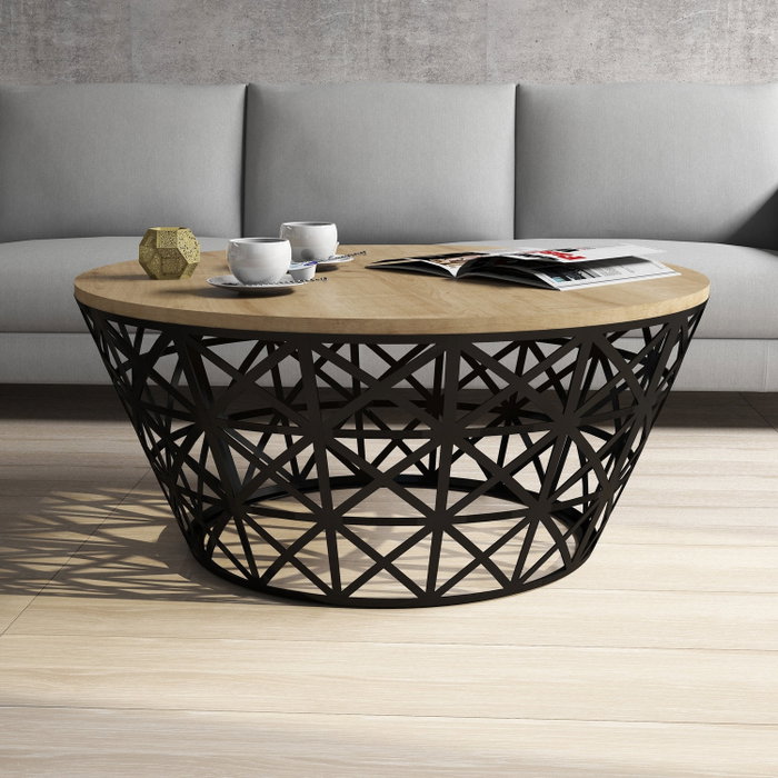 Hanah Home Stil Metal Ferforje - Oak Hanah Home Stil Metal Ferforje - Oak